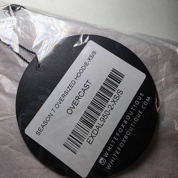 White Fox Season 7 Oversized Hoodie - Overcast - Picture 6 of 7